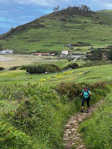 A day of walking on the Camino del Norte