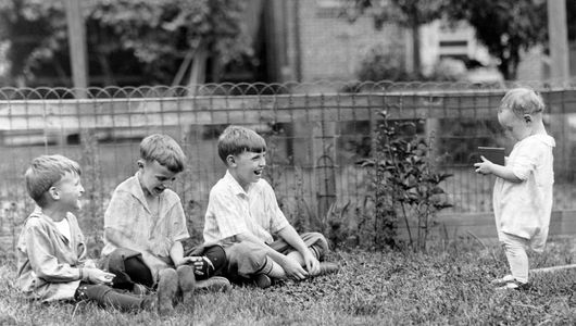 Photo of Children & box camera in  1923 by photographer Bruce Murray Sr. © Shawn M Murray