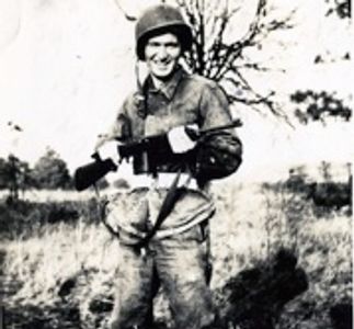 Photo of photographer Bruce Murray, Jr. during World War 2