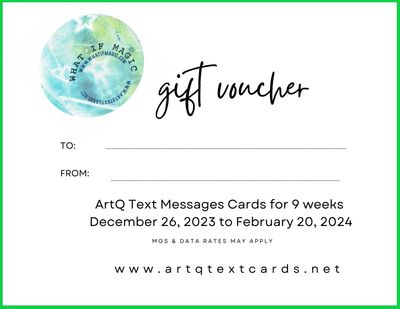 Gift Voucher Card from the giver to the Recipient.
