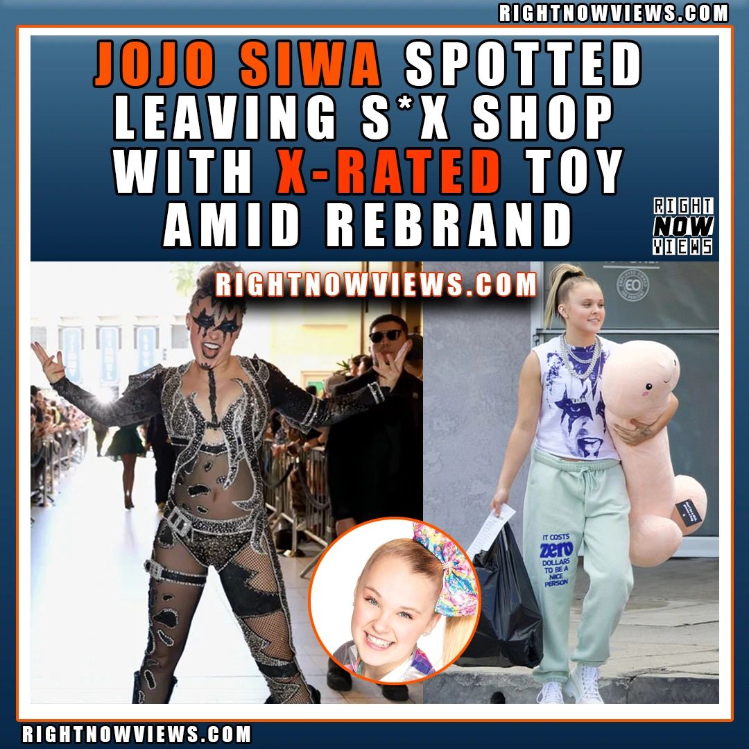 JOJO SIWA SPOTTED LEAVING S*X SHOP WITH X-RATED TOY AMID REBRAND