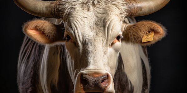 Our whimsical and dramatic images of longhorns series captures the spirit and character