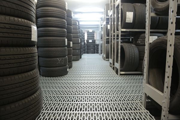 Large selection of new and used tires, multiple brands available 