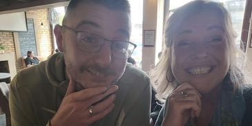 Craig and zoë at The Granary, leith, edinburgh.