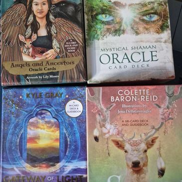 The Oracle Decks used in my live streams
