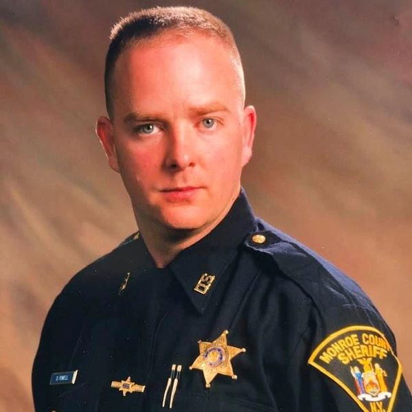 Dan Powell in a Monroe County Sheriff's Department uniform. 