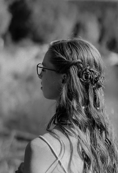 Beautiful Colorado wedding hair on the western slope