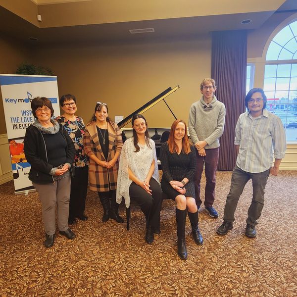 music teachers at recital in Edmonton