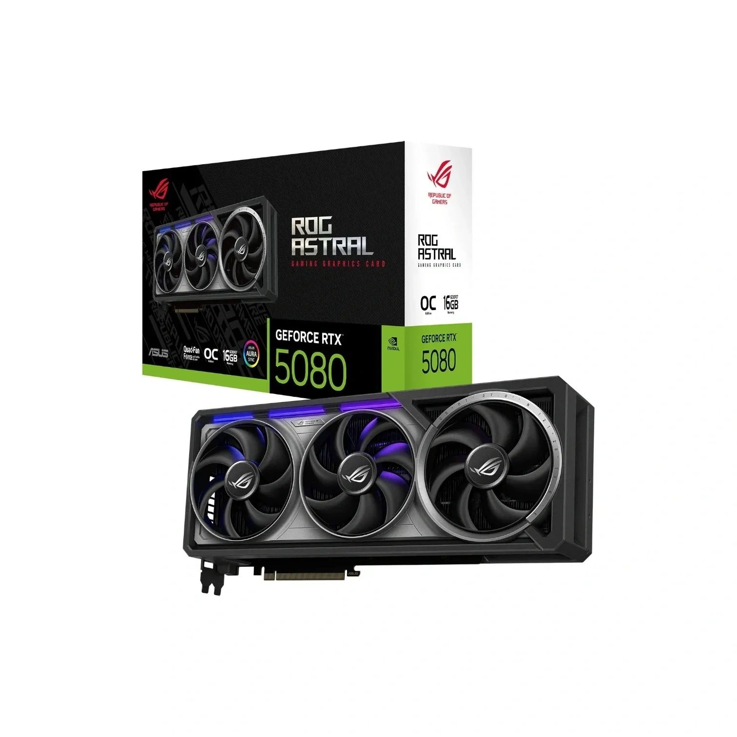 Asus ROG Astral Nvidia GeForce RTX 5080 OC Edition 16GB GDDR7 PCI-Express - (Brand New)