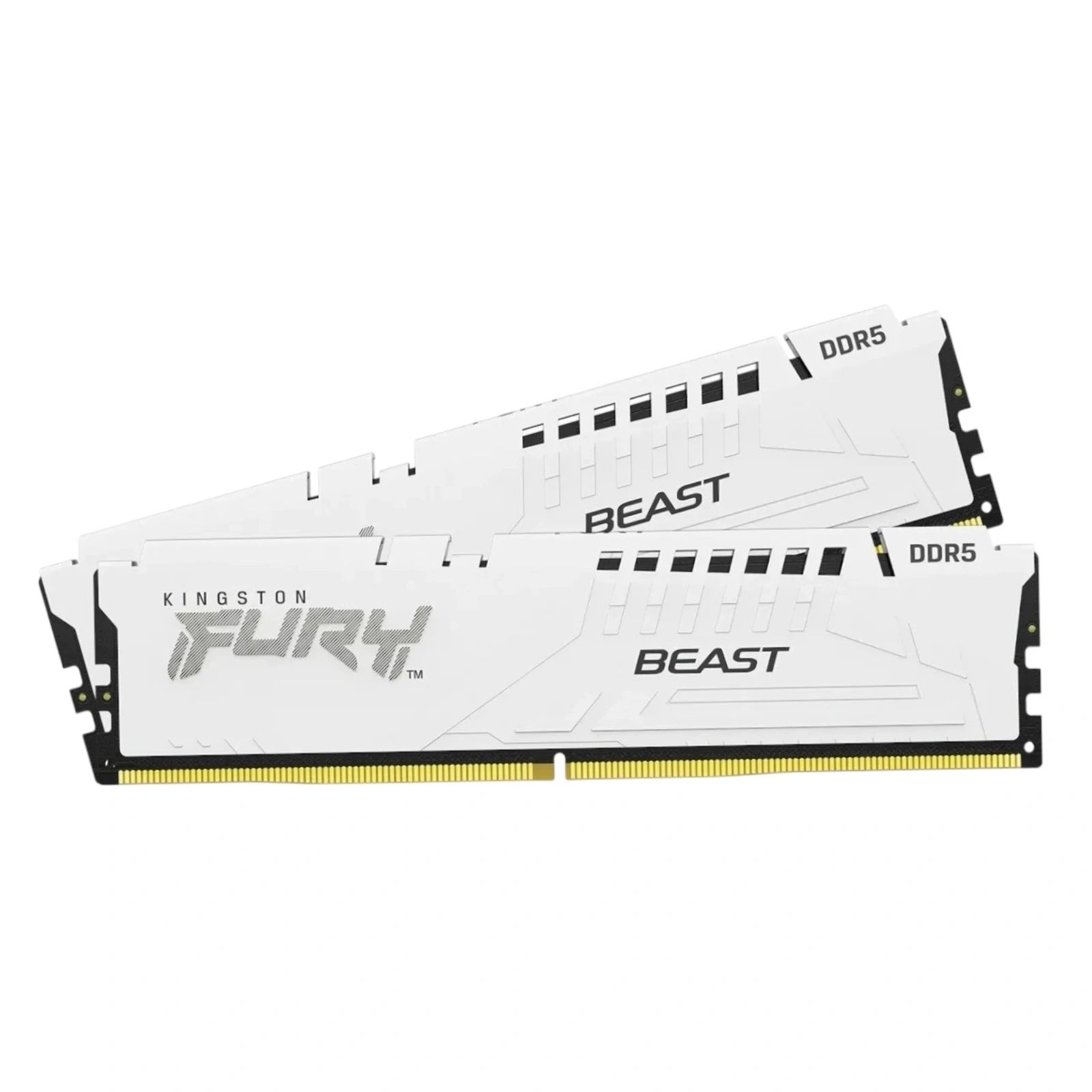 Kingston FURY Beast 32GB (2x16GB) 5600MHz DDR5 RAM CL36 XMP Desktop Memory (White) - NEW