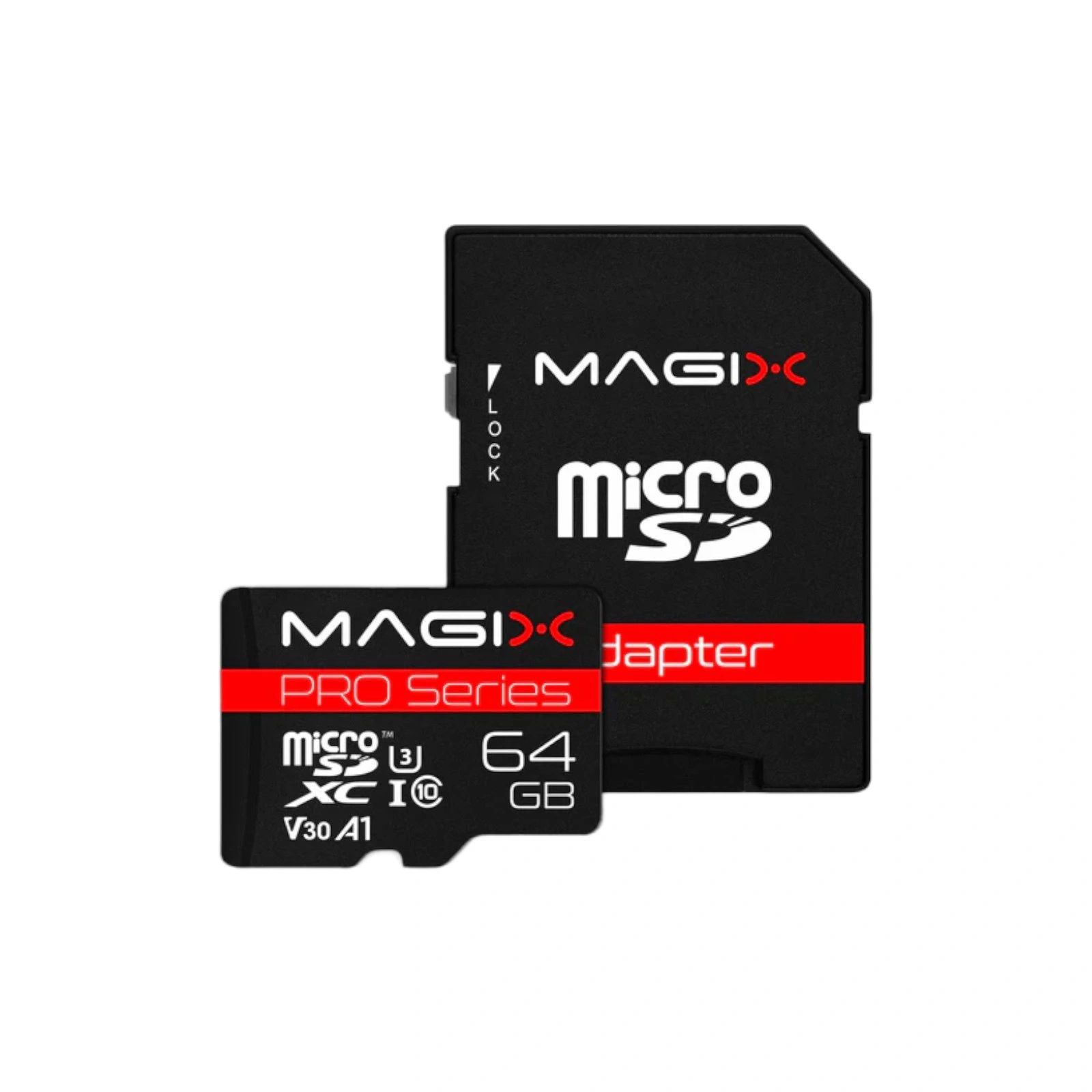 Magix 128GB microSD Card Class10 V30 U3,Up to 95 MB/s, 4K Series (SD Adapter Included)