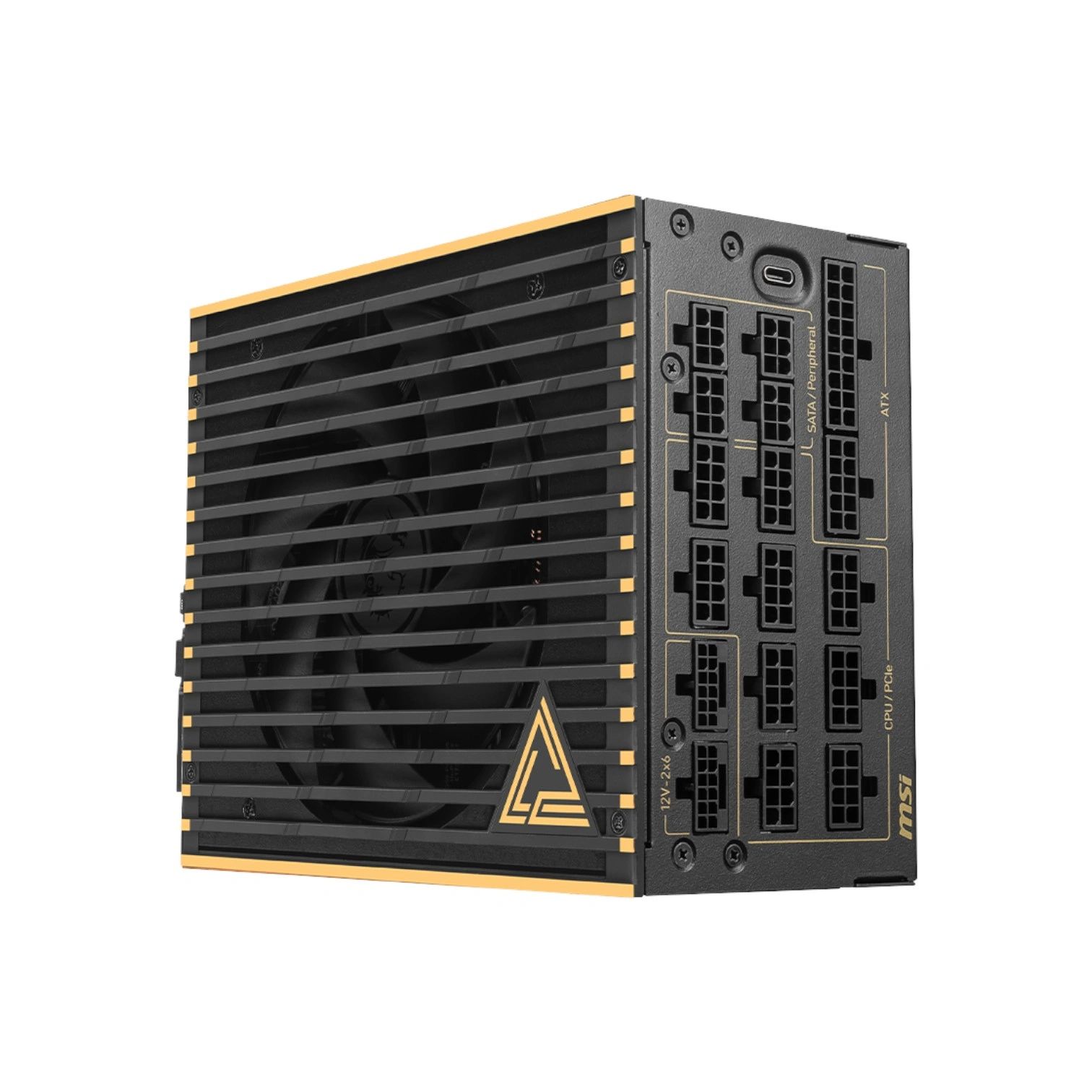 MSI MEG 1600W Ai1600T PCIe 5.1 Fully Modular 80 Plus Titanium Power Supply - (Brand New)
