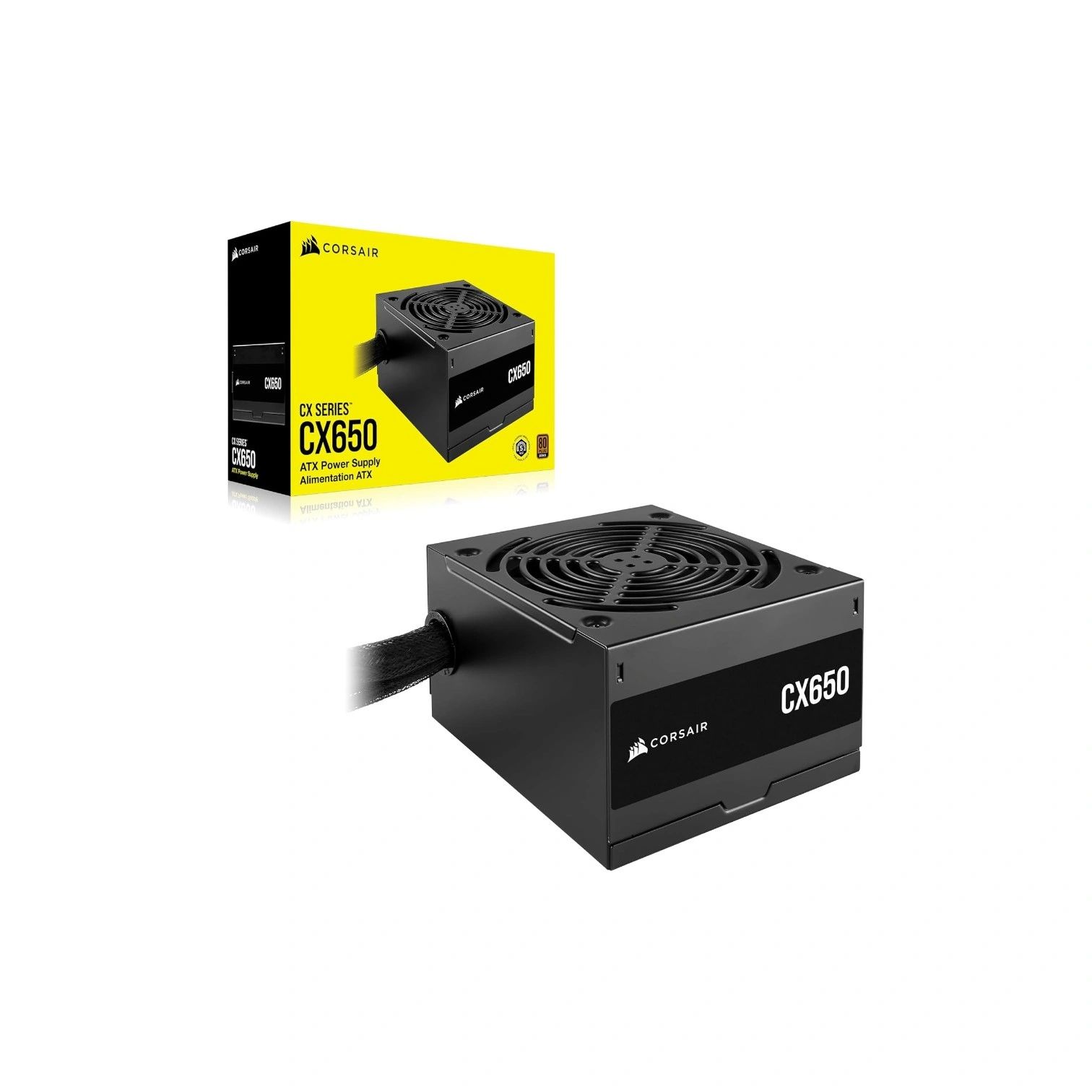Corsair CX650 650W 80 Plus Bronze ATX Power Supply – (Brand New)