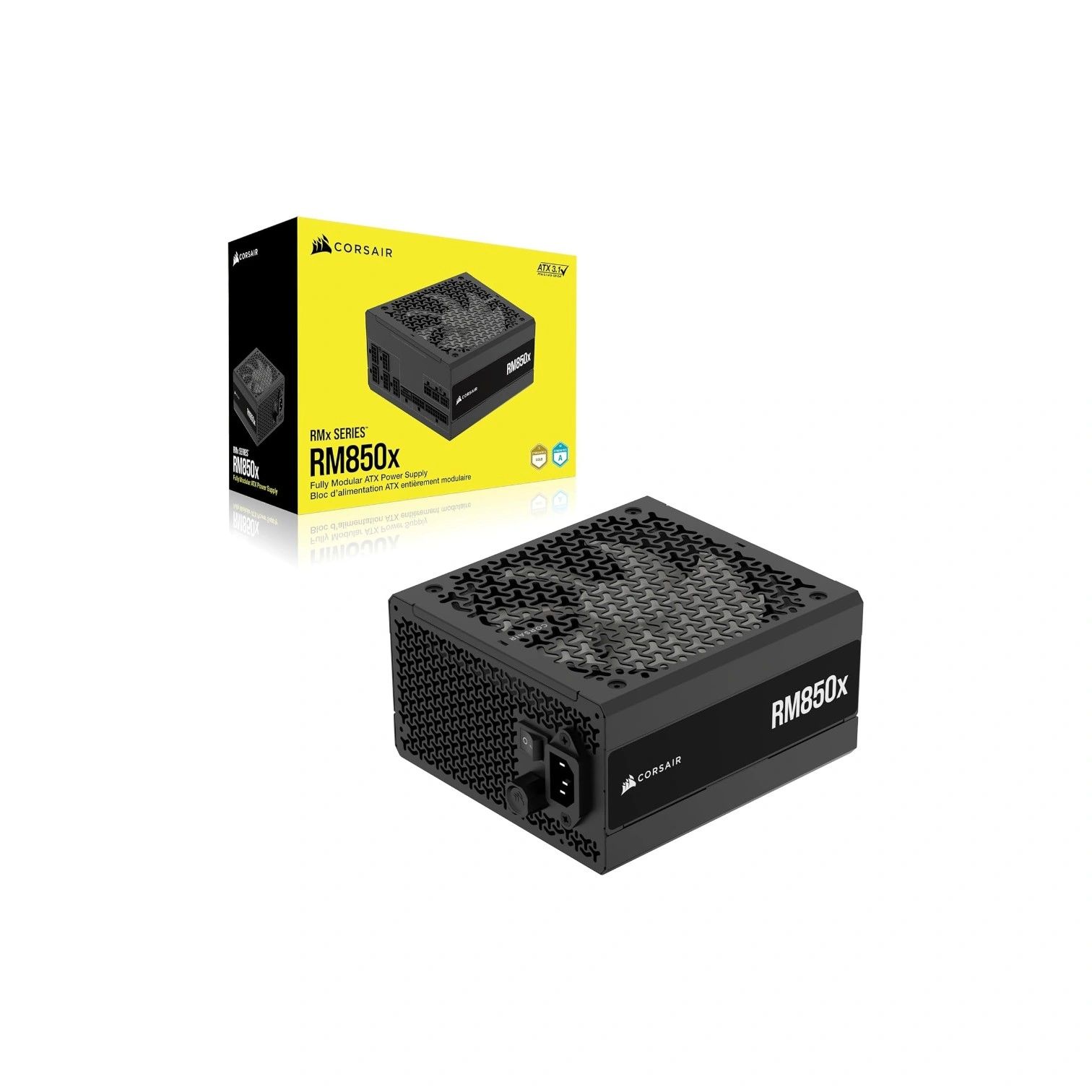 Corsair RM850x 850W 80 Plus Gold Fully Modular ATX 3.1 Power Supply – (Brand New)