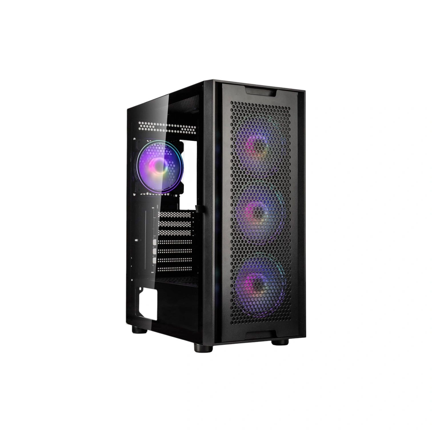 Kolink Observatory Duo ARGB Mid Tower Gaming PC Case Black - (Brand New)
