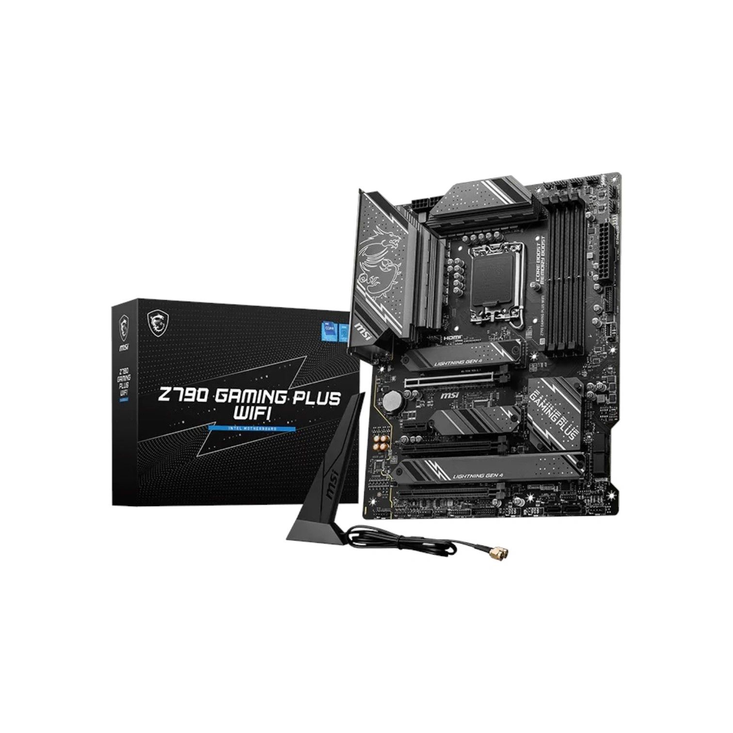 MSI Z790 Gaming Plus WiFi DDR5 ATX Motherboard for Intel 12th/13th/14th Gen CPUs (LGA1700) - (Brand New)