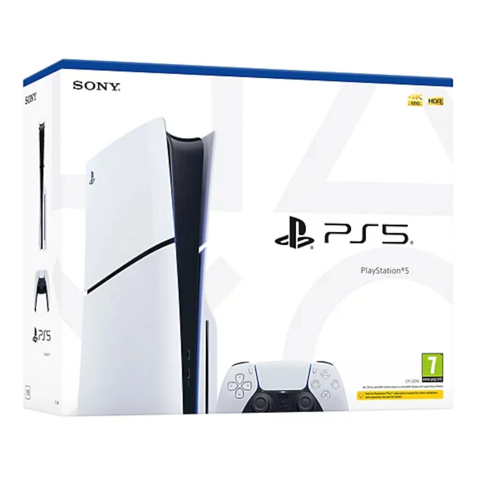 Sony Playstation 5 - Slim Disc Version - 1TB - White - Brand New