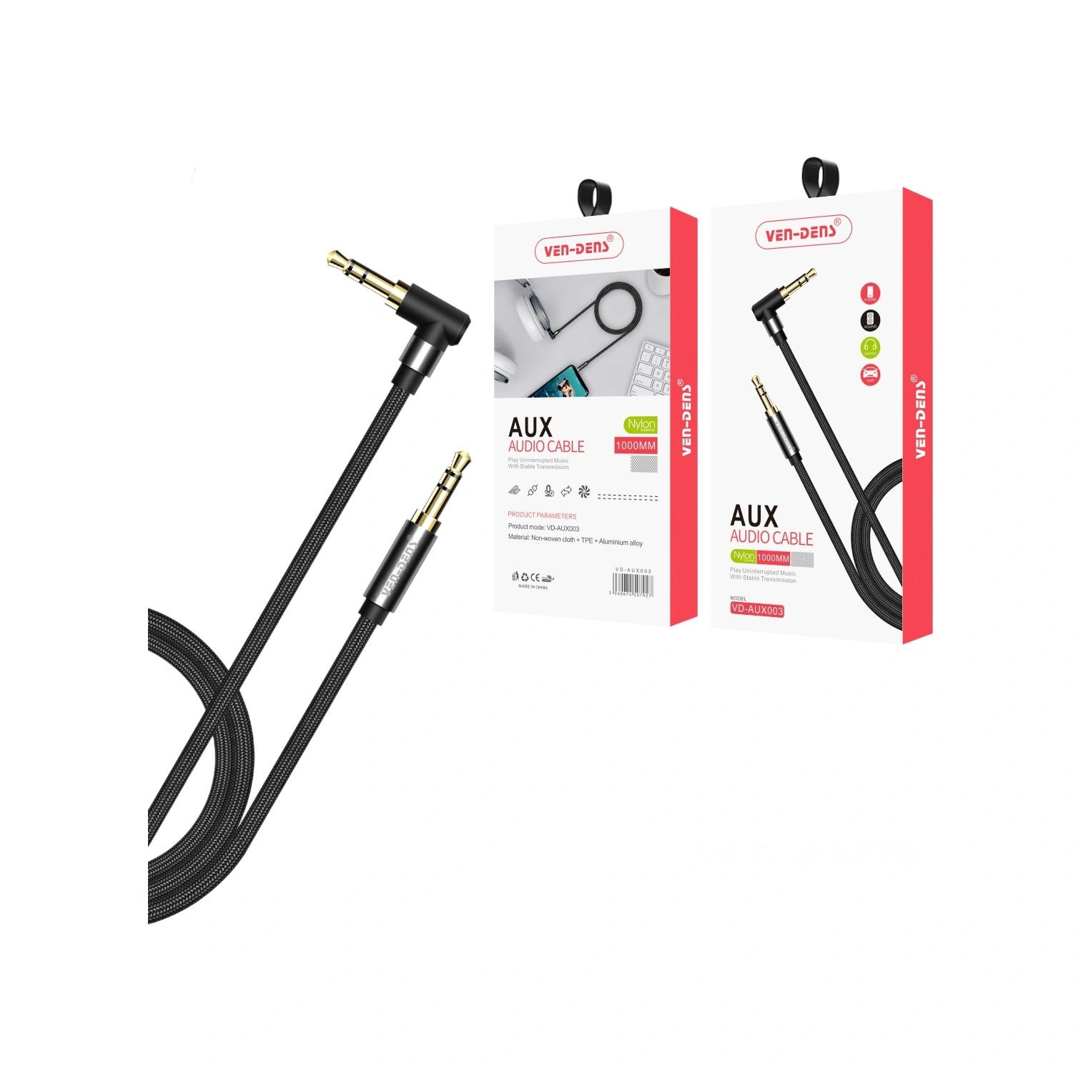 Ven-Dens Aux to Aux Cable (1m)