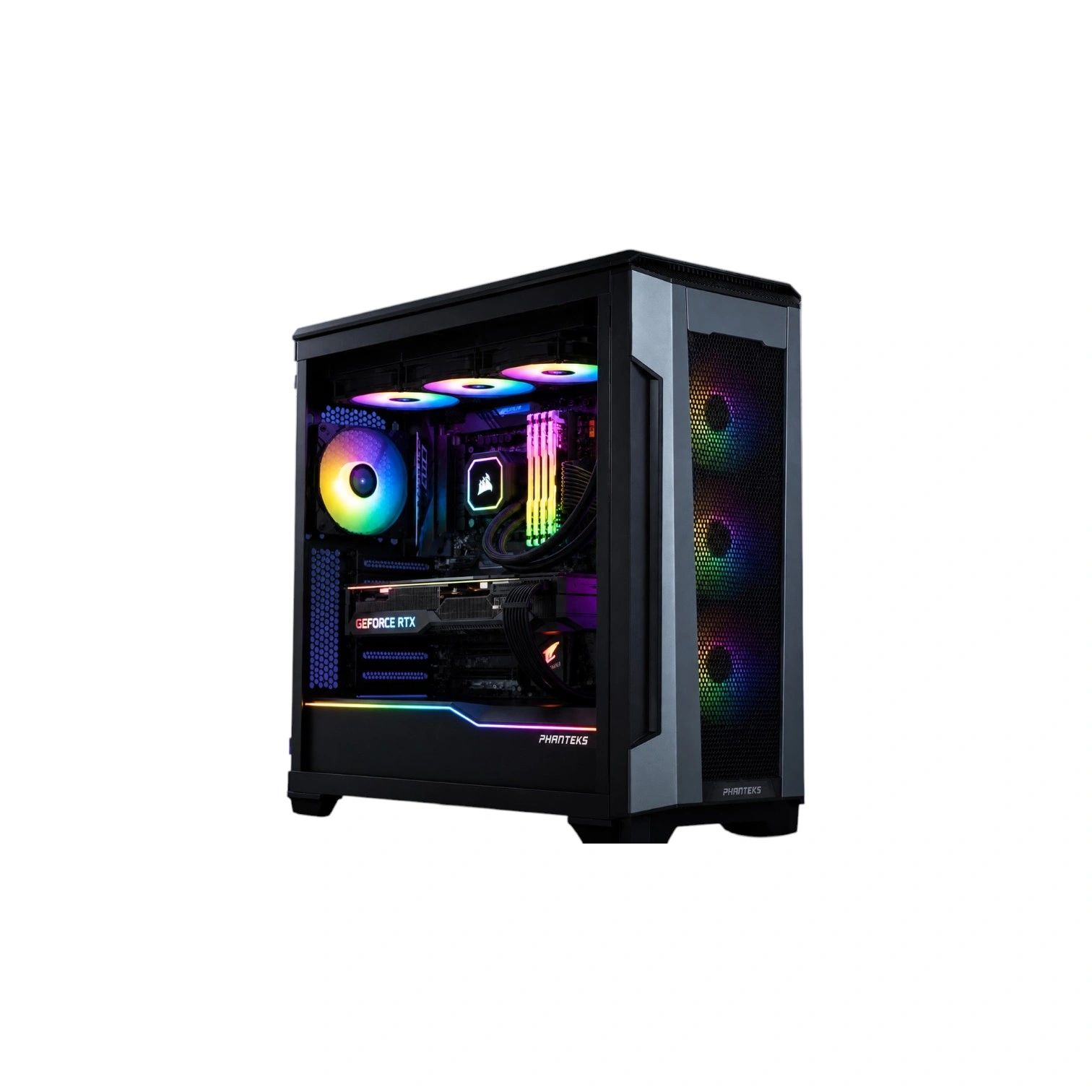 WarHawk Gaming PC - intel Core i9-9900K, RTX 5070, 32GB DDR4 RAM, 1TB SSD - (Renewed PC)