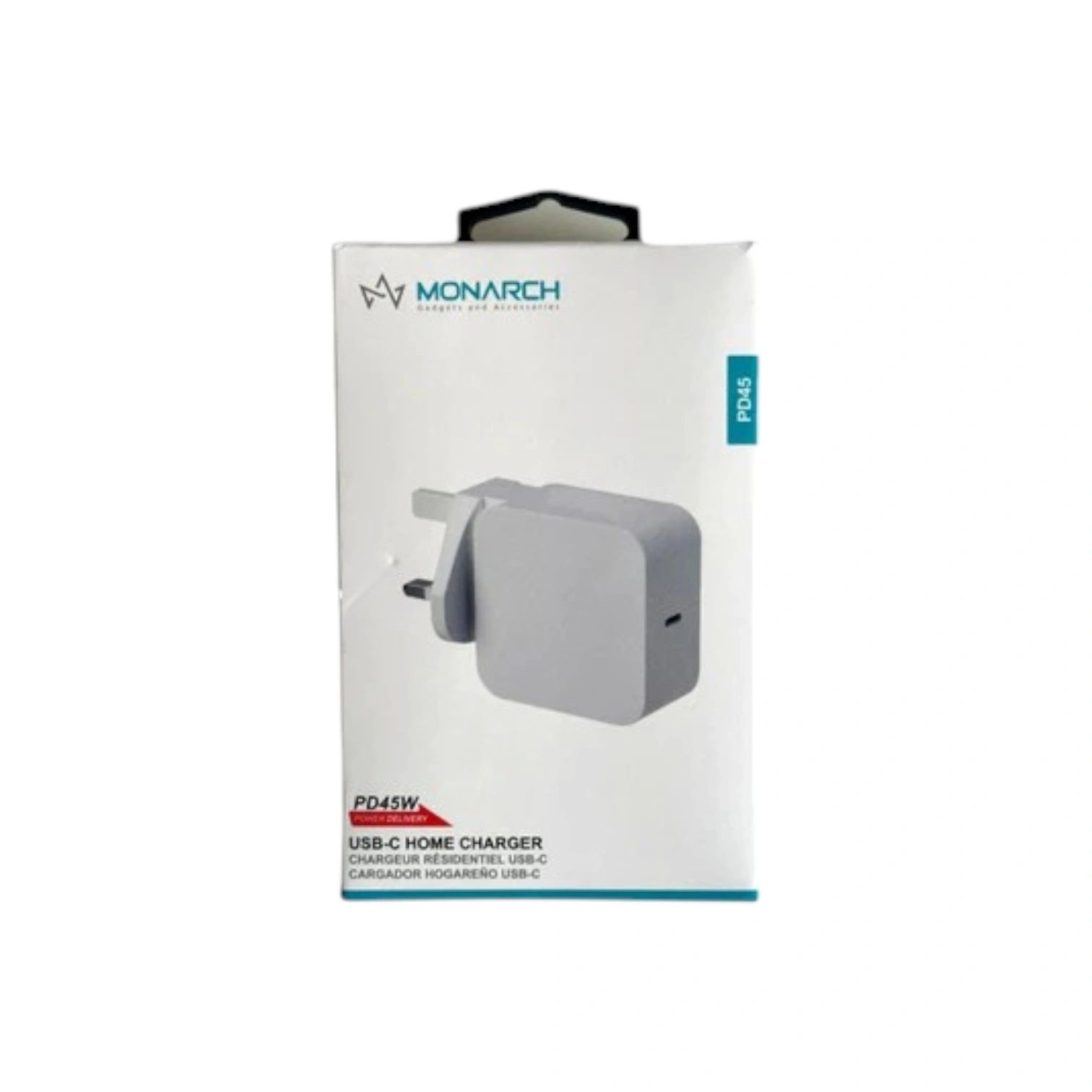 Monarch 45W PD45 USB-C Mains Charge Plug