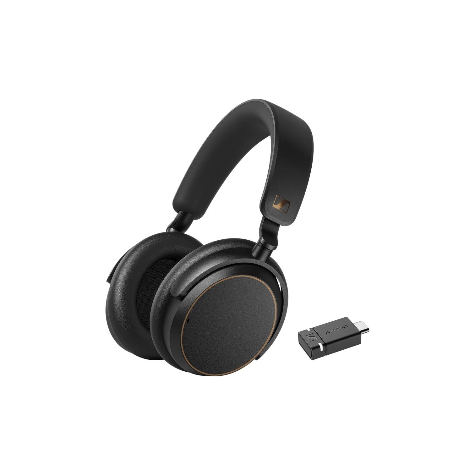Sennheiser ACCENTUM Wireless Special Edition Headphones with BTD 600 Bluetooth Dongle Hybrid ANC– Black/Copper - (Brand New)