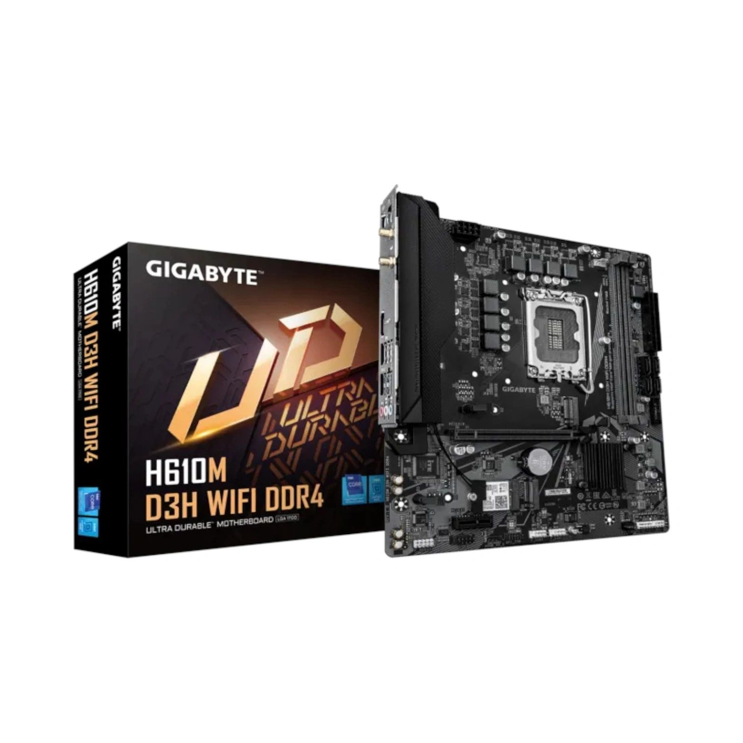 GIGABYTE H610M D3H WIFI Intel DDR4 LGA1700 12/13/14th Gen Motherboard - (Brand New)