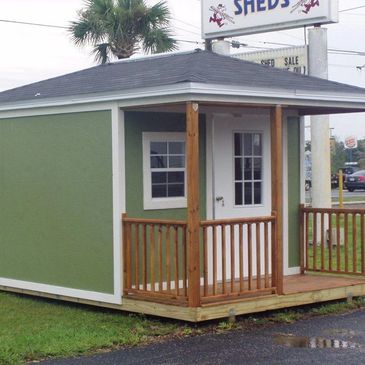 Cabana style shed
