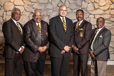 Founding Board 
(L-R) B. Lewis, J.Pittman, R. Haysbert, Sr., C. Spencer, W. McLellan 