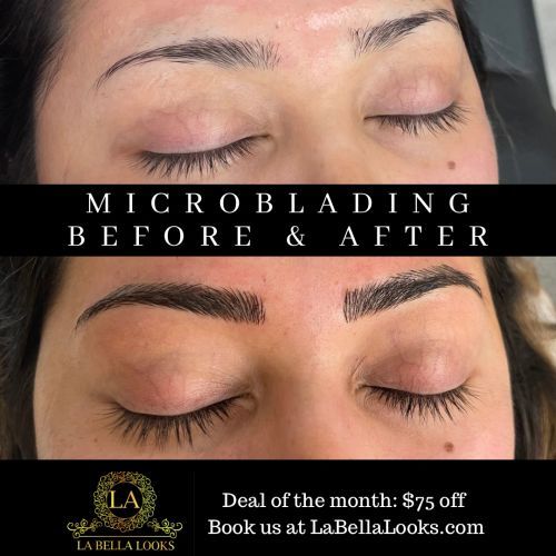 Brows · before and after