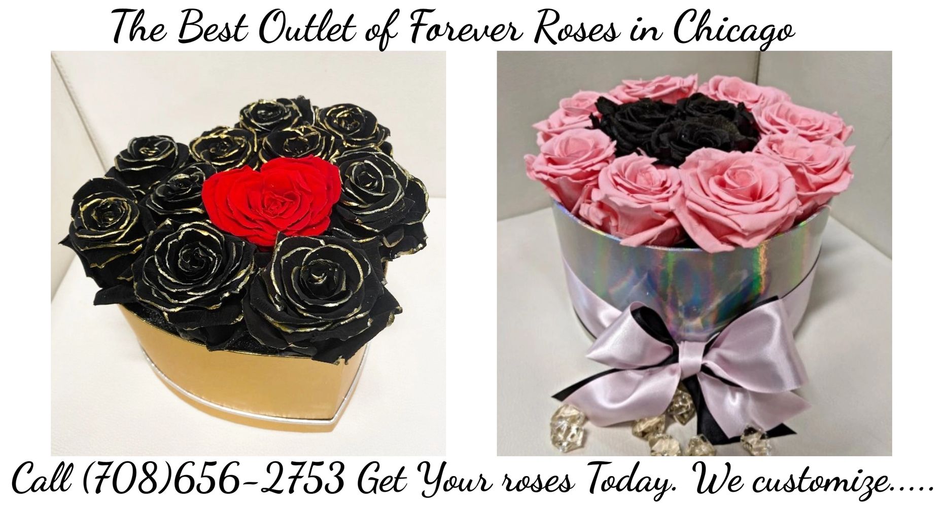 Roses In A Box Chicago Infinity Roses In Chicago Illinois