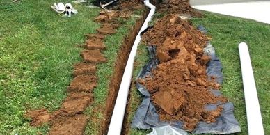 Down Spouts, Drainage, Foundation Maintenance