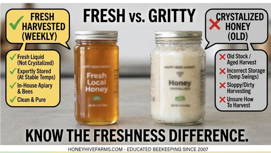 The Raw Truth: Why Liquid Honey is the best.