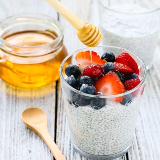 Raw Honey Chia Seed Pudding Recipe | Healthy Superfood Breakfast