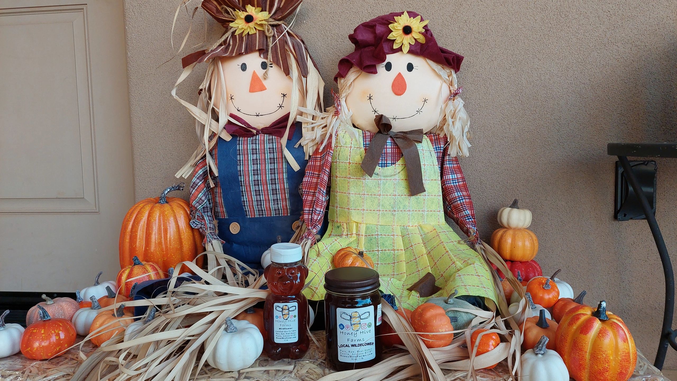 Raw local honey for your day.