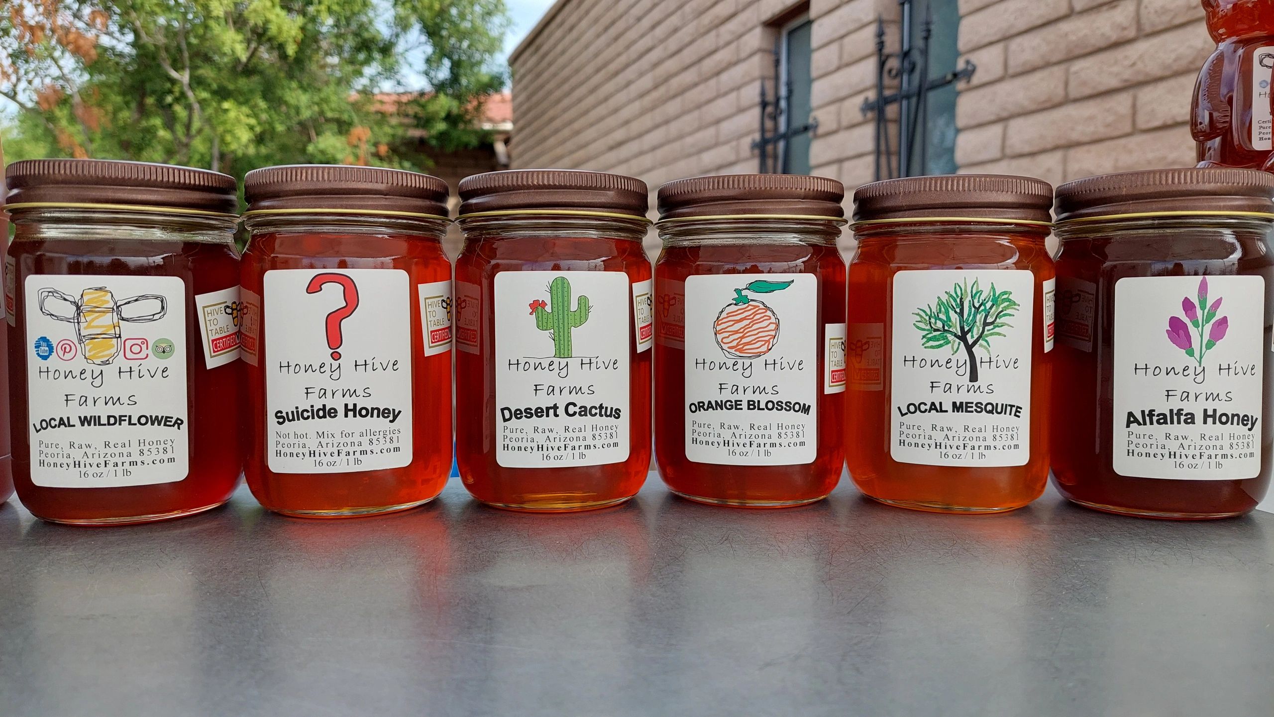 NEW 16 oz Glass Honey Jars Now Available!