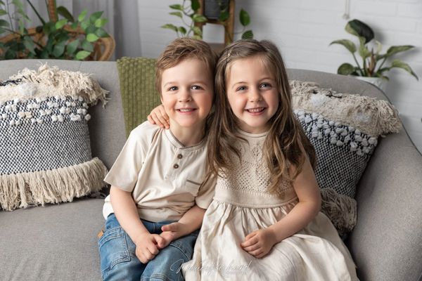 Portraits d'enfants en studio
