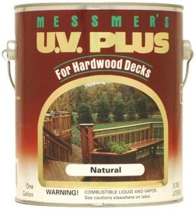 MESSMER'S UV PLUS FOR HARDWOOD DECKS - NATURAL FINISH 