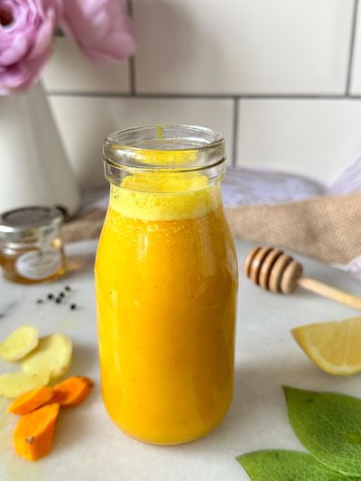 Thermomix Ginger Turmeric Wellness Shot