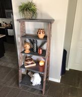 Ladder Shelf Prototype #2 ( Farmhouse / Slate)