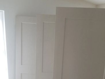 Doors Painted by Owner, Mitch Cook