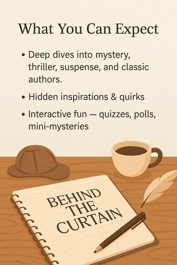 Deep dives, hidden inspirations, and interactive mysteries — your cozy corner awaits.