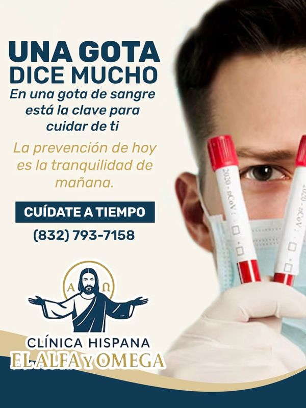 exámenes de sangre de forma rápida y segura en nuestra Clínica Hispana. 