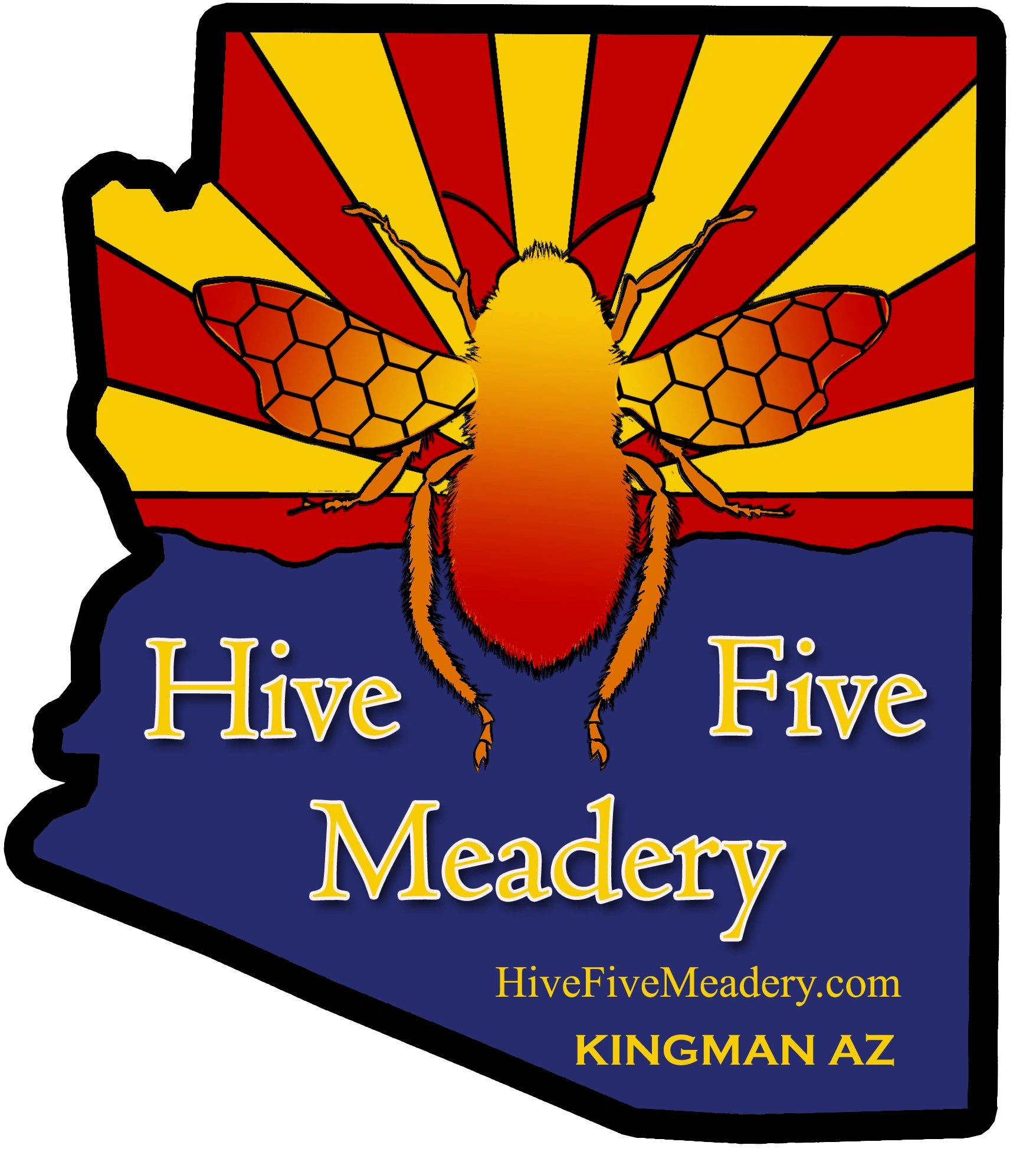 HIVE FIVE MEADERY logo