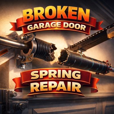broken garage door spring canton mi garage door repair