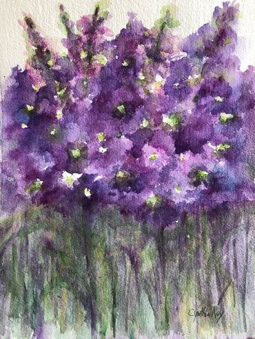 Purple Stock Flowers