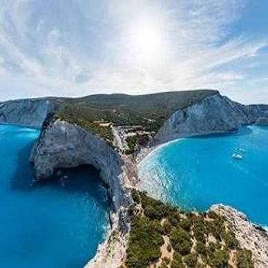 The famous Porto Katsiki and Egremni beach Lefkada