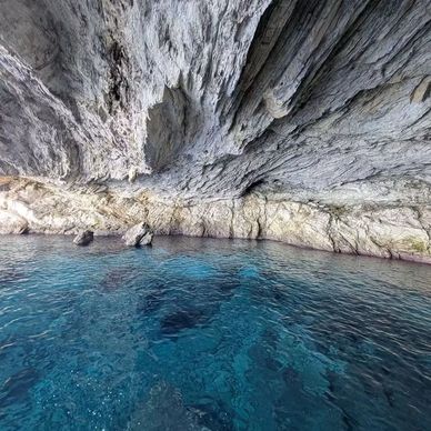 Cave of Papanicolis on Meganisi