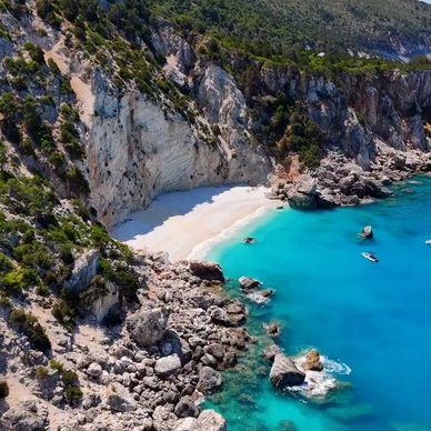 Afales beach on Ithaca 