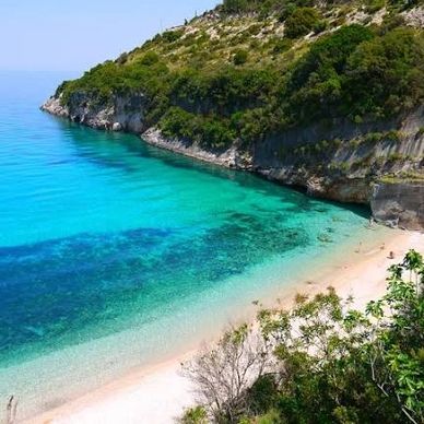 Beaches in the north near Tsillivi in Zante