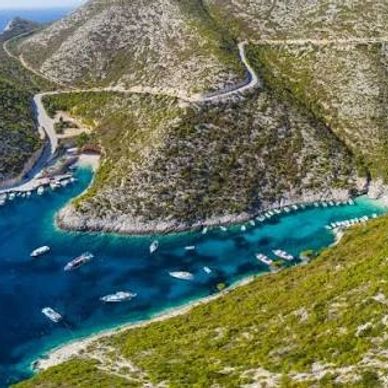 Beaches and mountains in Zante